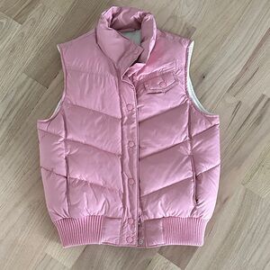GAP Light Pink Quilted Vest